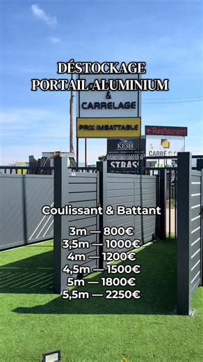 Destockage Portail Aluminium : Offres Immanquables