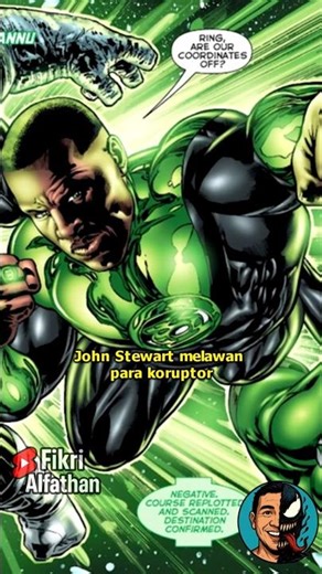 Green Lantern temukan kasus korupsi. 🤣 ​#JohnStewart #GreenLantern #DCComics #JusticeLeague