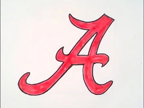 Let's draw the Alabama logo!