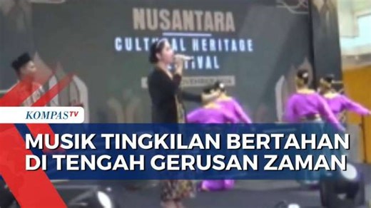 Penampilan Musik Tingkilan di Nusantara Cultural Heritage Festival