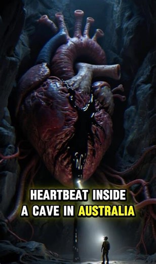 Human Heart Inside In A Cave In Australia