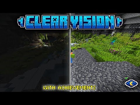 How to get Night Vision in Minecraft Bedrock (WITHOUT disabling achievements!) | Clear Vision