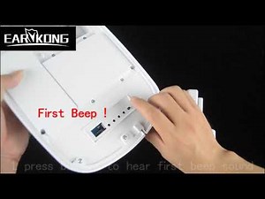 How to pair the wireless siren to PG103 Wifi GSM alarm system