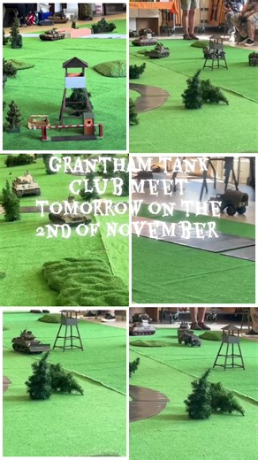 Grantham rc tank club meet tomorrow #rcmilitary #rcmodel #rchalftrack #rctank #rctruck