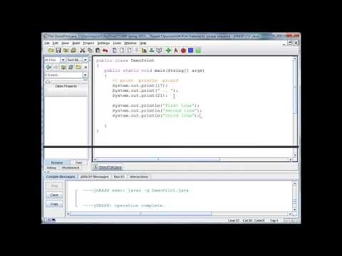 Java Basics - print println