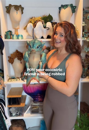 Listen value is in the eye of the beholder 😅🧜‍♀️ I love my very niche little Mermaid collection! #mermaid #mermaidlife #mermaidtail #mermaidcore #professionalmermaid Inspo: @Jessie Jolles