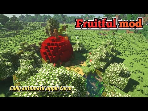Minecraft 1.16.5 - Fruitful mod (Apple Farm Tutorial)