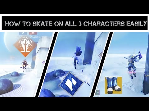 HOW TO EAGER EDGE SKATE ON EACH CLASS FOR CONTROLLER - Destiny 2