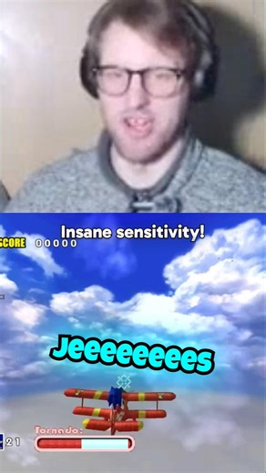 This Game's Sensitivity Is BROKEN #gaming #sonicadventure #shorts