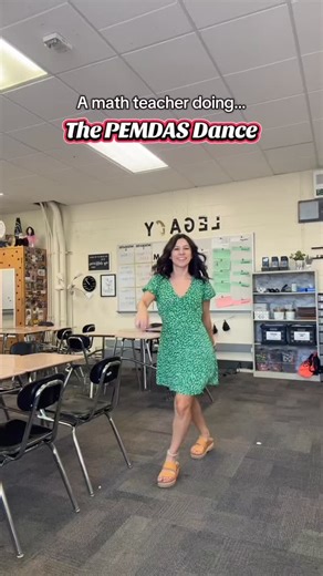 Sierra Bohamera on Instagram: "@gap & @katseyeworld but make it ✨MATH✨ #mathteacher #pemdas #pemdasdance #milkshakedance #dancetrend"