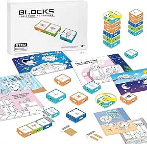 Amazon.com: Blocks | Fun Electronic Circuit Kit for Elementary Kids | 20+ Real Life Projects | 15 Blocks Including 5 Sensors | STEM | Toy Gift : Toys & Games