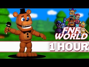 BACK TO BASICS - FNF 1 HOUR SONG Perfect Loop (VS FNaF World I Five Nights at Freddy's/Chica/Foxy)