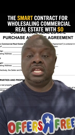 The contract that makes commercial real estate easy for wholesalers | Flip Man