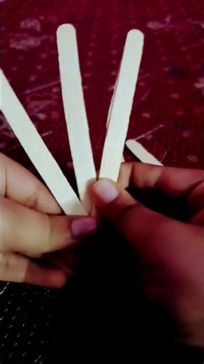 ninja star using ice-cream sticks easy tutorial #easy