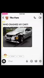 I Crashed My Dad's Car: A Texting Story