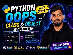 Python OOP Explained 🔥 | Class & Object in Python for Beginners