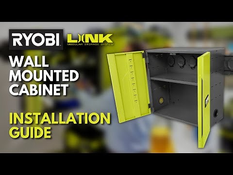 How to Install the RYOBI LINK Wall Mounted Cabinet
