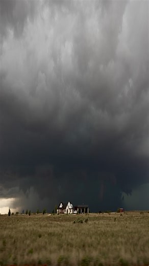 Baseball size hail inside of this storm! 😳⛈️ You can see the storm is glowing with blues and greens, that is the color from the massive amount of rain and hail inside of this storm. #Twsiters #Tornado, #StormChasing, #WeatherPhotography, #SevereWeather, #StormHunter, #WeatherChannel, #ChasingStorms, #NaturePower, #ExtremeWeather, #WeatherWatchers, #WeatherNation, #StormSeason, #TornadoAlley, #Twister, #WeatherAlert, #NatureLovers, #StormPhotographer, #SkyChasers, #WeatherCommunity, #Supercell, 