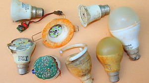 61K views · 3.2K reactions | Awesome uses of old led light bulb | Howtomake01 | Howtomake01 | Facebook