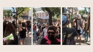 Protesters declare 'housing is a human right' while marching against new housing construction