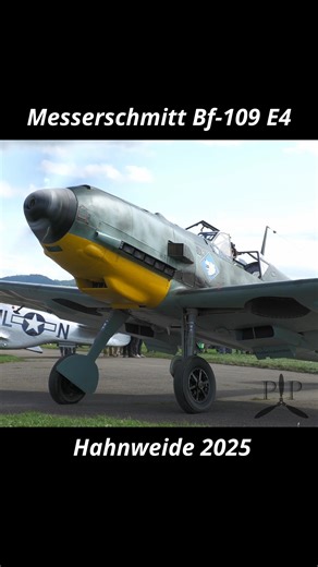Messerschmitt Bf-109 E4 rolling in. Hahnweide 2025 #hahnweide #aviation #aviationlovers #aviationphotography #ww2history | PaddyPatrone Aviation Videos