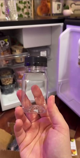 Restocking My Mini Fridge with Mini Bottles and Healthy Snacks