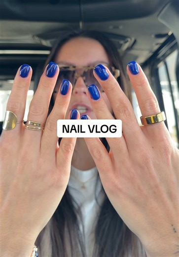 Stunning Nail Transformation: Light to Midnight Blue