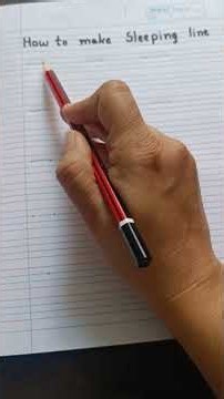 How to Make Sleeping line. #earlylearning #sleepingline #nursery #nurseryrhymes2025