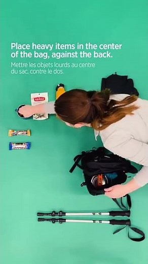 How to pack your backpack / Comment ranger son sac à dos