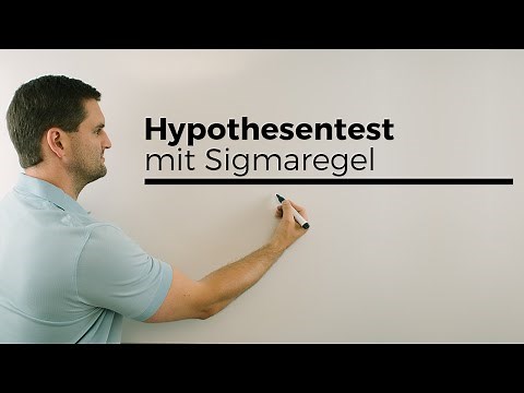 Hypothesentest mit Sigmaregel, Sigmaumgebung, einseitig, Stochastik | Mathe by Daniel Jung