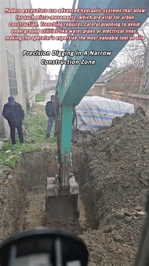 Precision Digging In A Narrow Construction Zone