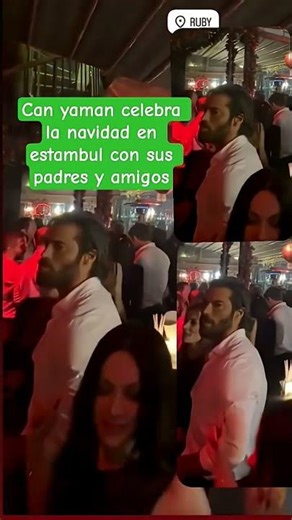 Can yaman celebra la navidad en estambul con sus padres y amigos