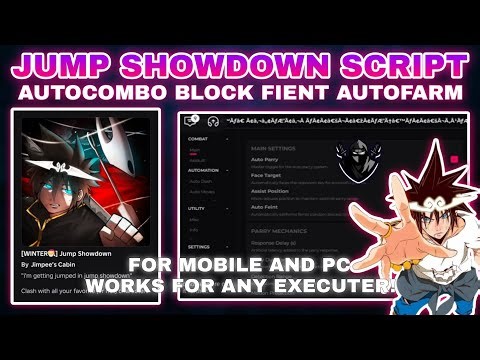 🌀Jump Showdown Script Pastebin AutoCombo Skills, Fient Attack, AutoDodge, Block, Speed Hax and More💥