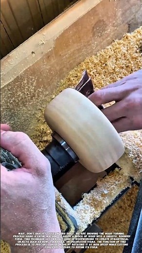 Wood Turning Process on Lathe – Satisfying Precision Craft!.