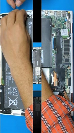 Hp spectra 13 battery replacement #multisolution #shortvideo #reels #views #hp #battery #shortsfeed