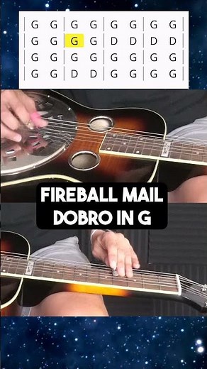 Fireball Mail Dobro Tune in G