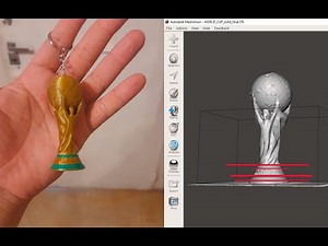 Imprimir llavero ///COPA DEL MUNDO /// En Dos ColoreS |Facil|