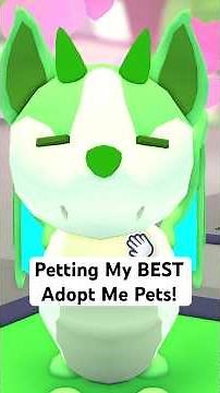 Petting My BEST Adopt Me Pets! #shorts #adoptme #roblox #adoptmeshorts