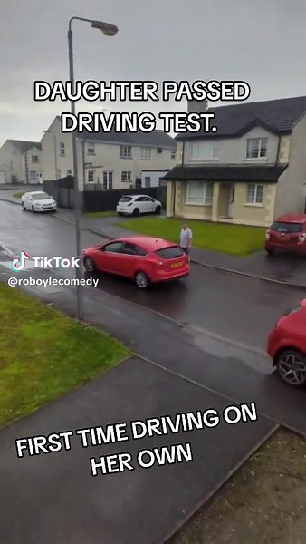 First Time Driving Alone: Daughter's Exciting Journey