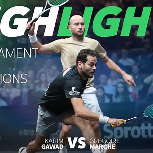 2017 ToC champion Karim Gawad was out for revenge from last year as he took on France’s Gregoire Marche for a spot in the quarters in New York City 🔥 Catch the highlights of this entertaining clash here | PSA Squash Tour