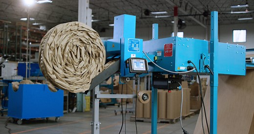 PadPak® Auto-Coiler - Paper Cushion Packaging Machine | Ranpak