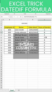 1.4K views · 39 reactions | ➡️DATEDIF Excel Trick➡️ #officeproductivity #msexcel #viralvideo #Excellent #adsonreels #msexceltips #share #tech #excellence #msexceltricks #tipsandtricks #msexceltutorials #msexcelformulas #Excel #How #information #fbpost #tutorials #fbpostviral #adsonreelsmonetization #adsonreels2023 #mswordtips #fbpostvideo #instreamadsmonetization #MSWORDtutorial #MSWordTips #mswordtricks | Technoconnectph | Facebook