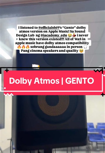 SB19 GENTO Dolby Atmos cover - SB19 Official iACADEMY