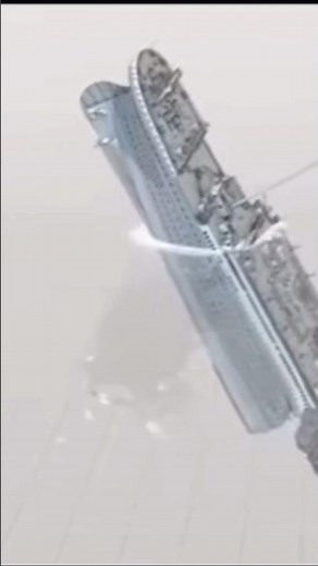 Titanic sinking animation