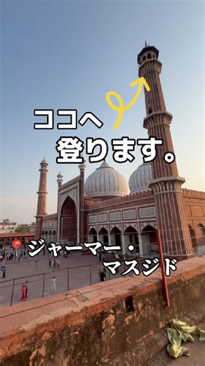 デリーに来たらここに登ってください。 #インド #海外旅行 #海外一人旅#