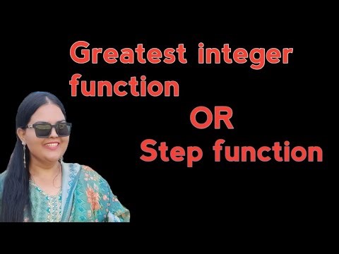 Greatest integer function//step function #emrs#kvs#nvs
