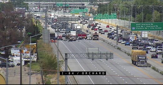 UPDATE: I-84 opens up after five vehicle crash stops traffic near exit 52