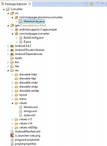 Create a simple Temperature Converter (Celsius to Fahrenheit) Android application using Eclipse and ADT