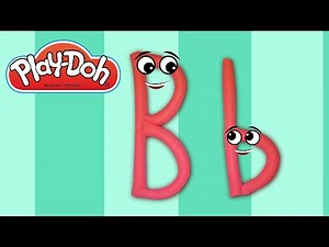 Play doh letter B