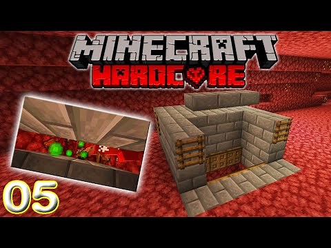 Hardcore Minecraft – Easy Zombified Piglin XP Farm - 1.17 Caves And Cliffs